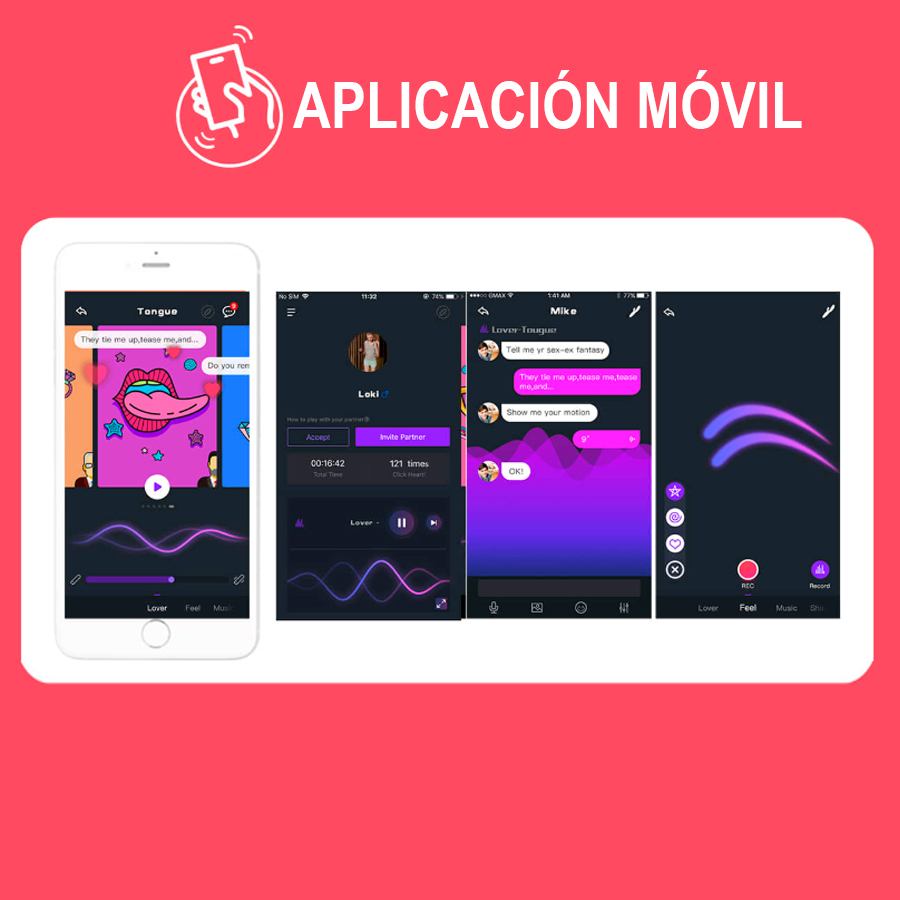 Bala Vibradora Magic Awaken Controlada por APP Global